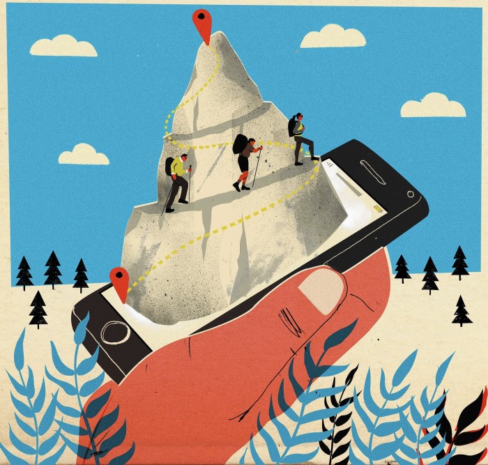 Virtual outdoor adventure storytelling