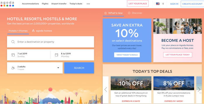 Online holiday booking websites with best rates on extended stays