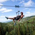 Adventure travel spots with zip-lining